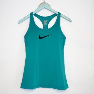 Nike Dri-Fit Teal Tank With Built-In Sports Bra